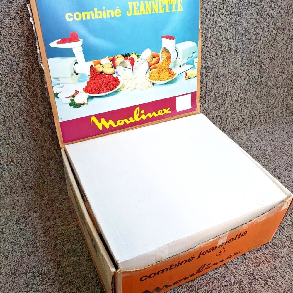 NEW Vintage MOULINEX Electric Salad Maker Meat Grinder RL 1AA Varco France